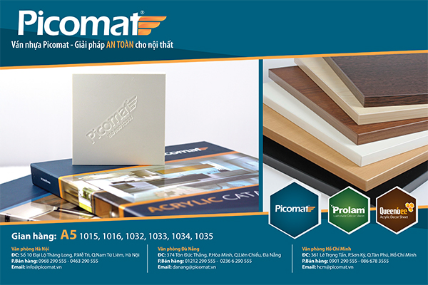 Cùng Picomat khám phá không gian đa sắc màu tại Vietbuild Hà Nội 2017